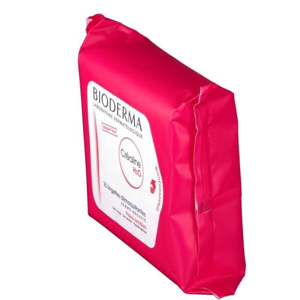 Créaline H2O Lingettes Dermatologiques - 25 lingettes