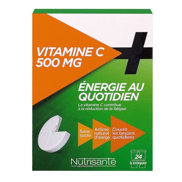 Vitamine C 500mg à Croquer - 24 comprimés