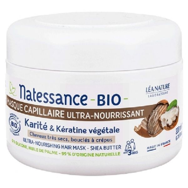 Masque Karité Bio & Kératine Végétale - 200ml