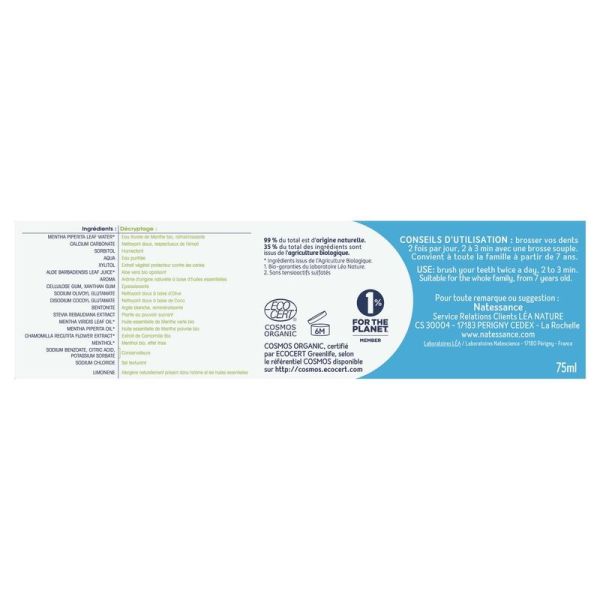 Dentifrice Haleine Fraîche - 75ml