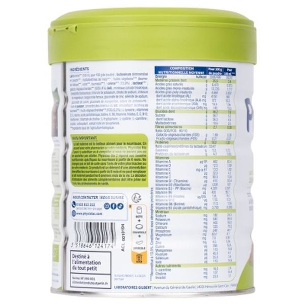 Lait 2ème âge Bio - 800g