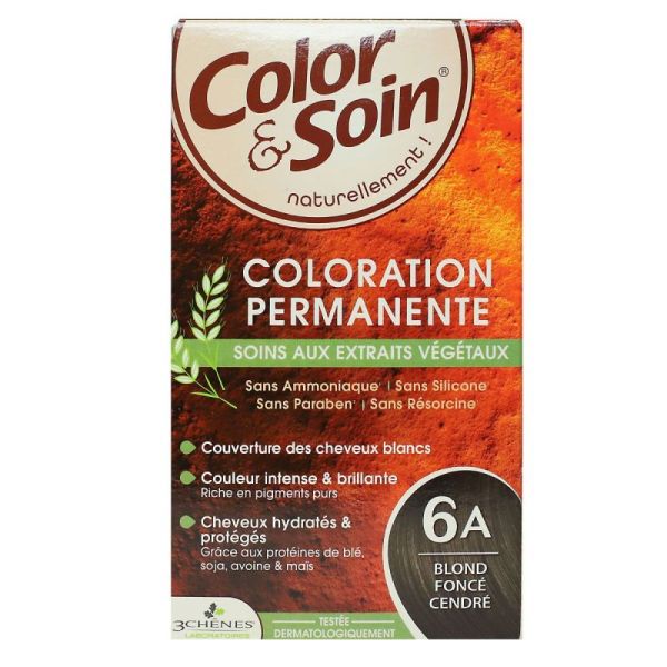 3 chênes Color & Soin Coloration Blond Foncé Cendré 6A