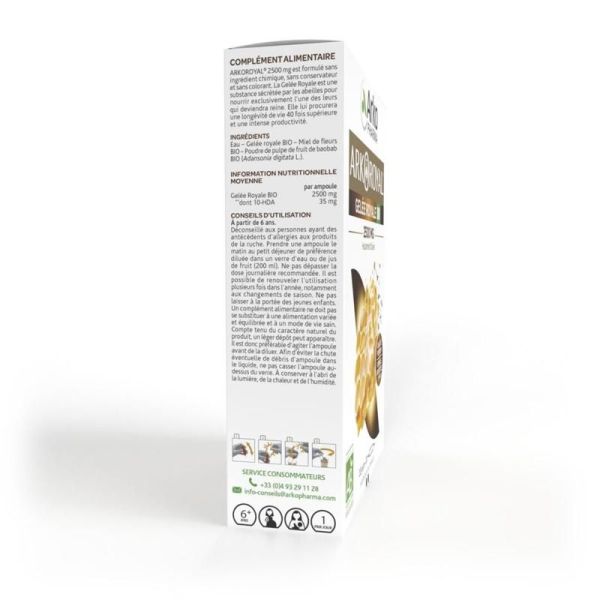 Gelée Royale BIO 2500 mg - 10ml