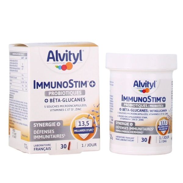 ImmunoStim+ Probiotiques - 30 gélules