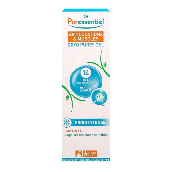 Puressentiel Articulations & Muscles Cryo Pure Gel Aux 14 Huiles Essentielles - 80ml