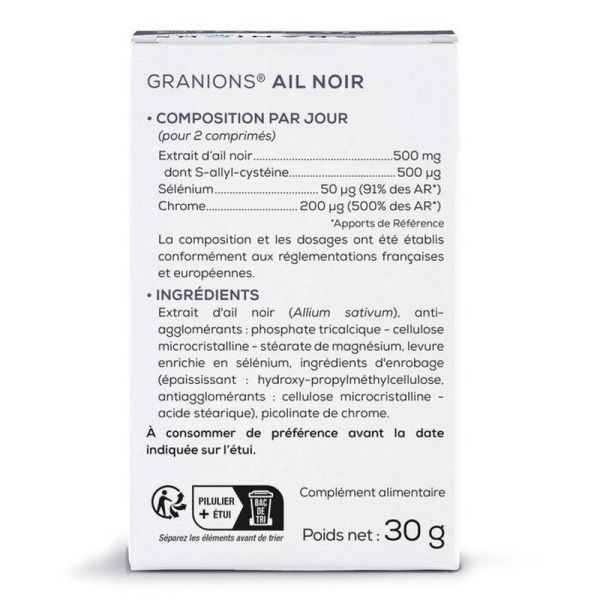 Granions Ail Noir - 60 comprimés