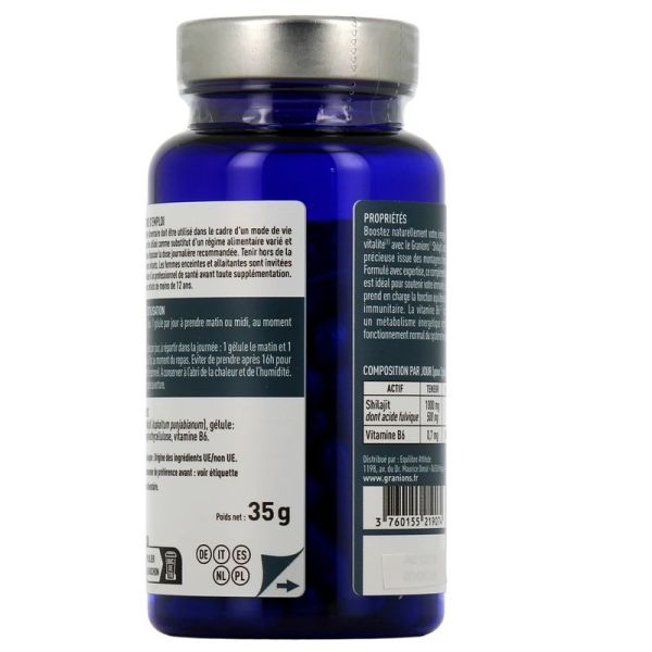 Shilajit 1000 mg - 60 gélules