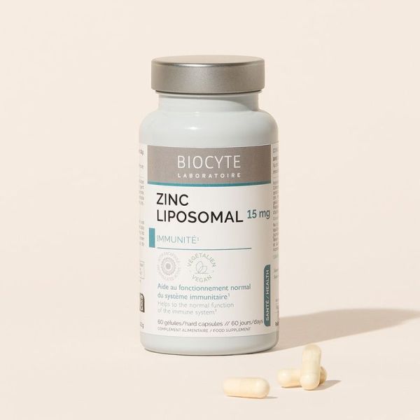Zinc Liposomal 15 mg - Pilulier de 60 gélules