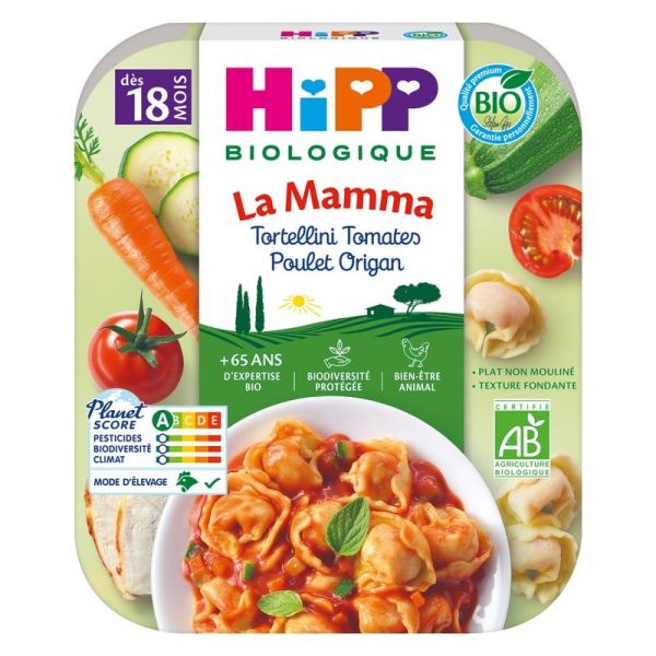 Tortellini Tomates Poulet Origan - 250 g