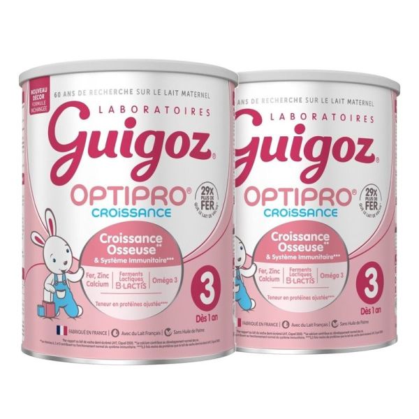 Optipro® Croissance - 3ème âge - Lot de 2 x 780 g