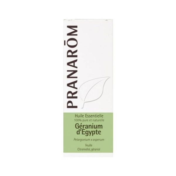 Pranarôm Huile Essentielle Géranium d'Egypte (Pelargonium graveolens) - 10 ml 