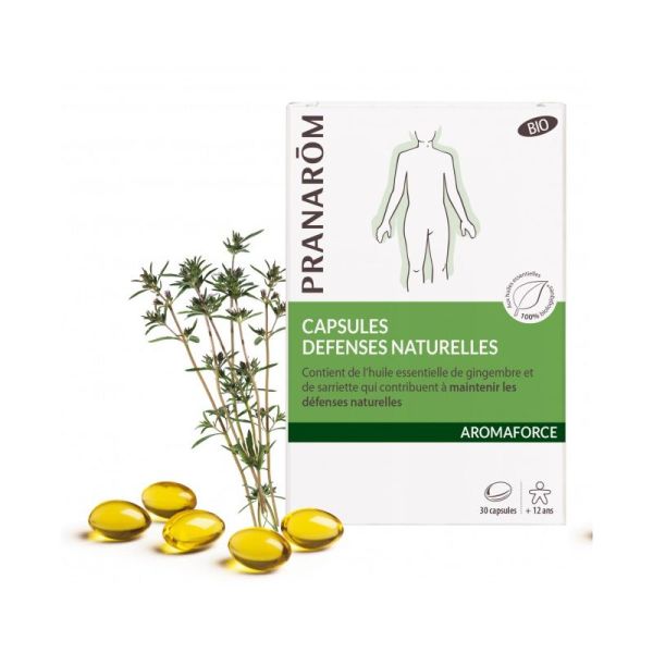 Pranarôm Aromaforce Capsules Défenses Naturelles Bio - 30 Capsules