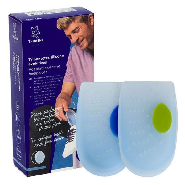 Talonnettes Silicone Evolutives - Taille 2 - 1 paire
