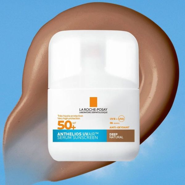 ANTHELIOS UVAIR - SPF50+ Sérum Solaire Visage - Teinte Foncée