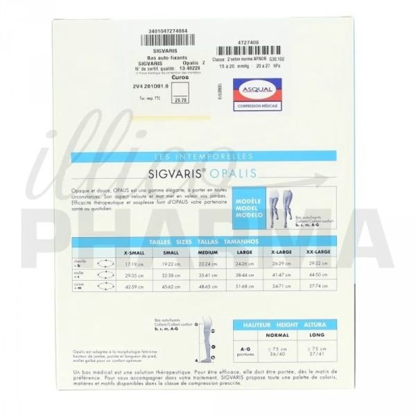 Femme Classe 2 Styles Opaque Bas Auto-fix