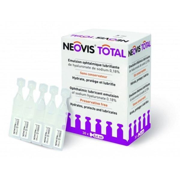 Total Émulsion Ophtalmique Lubrifiante - 30 unidoses de 0.4ml