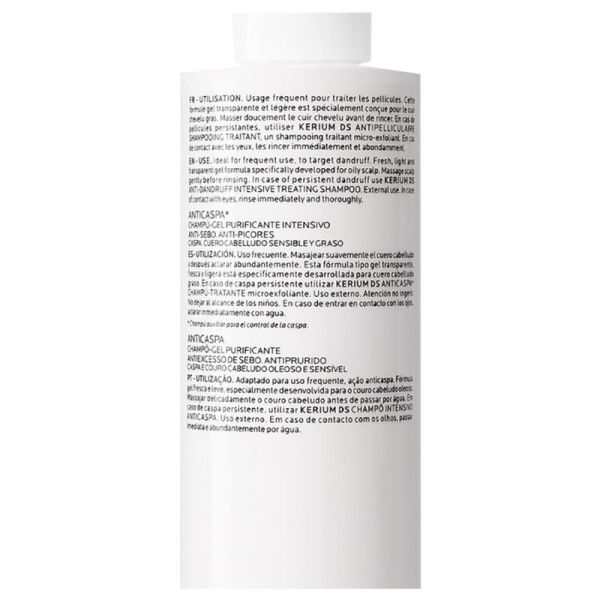 KERIUM Shampooing Gel pour Pellicules Grasses - 200ml