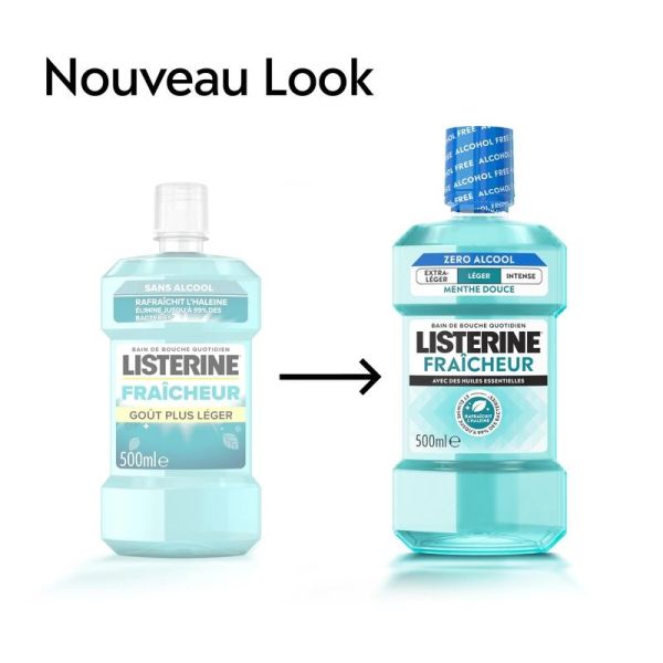 Fraîcheur Bain de bouche - Goût Plus Léger - 500 ml