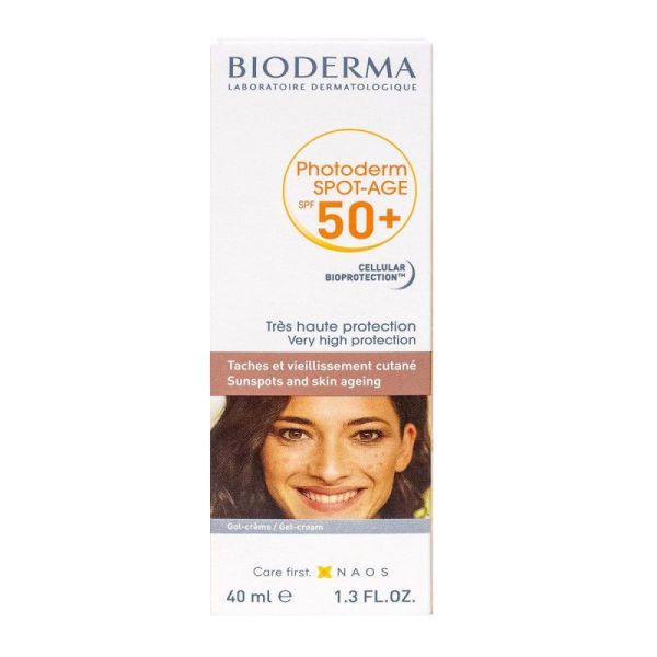 Bioderma Photoderm Spot-Age Gel crème anti-tâches antioxydant SPF 50+ - 40ml