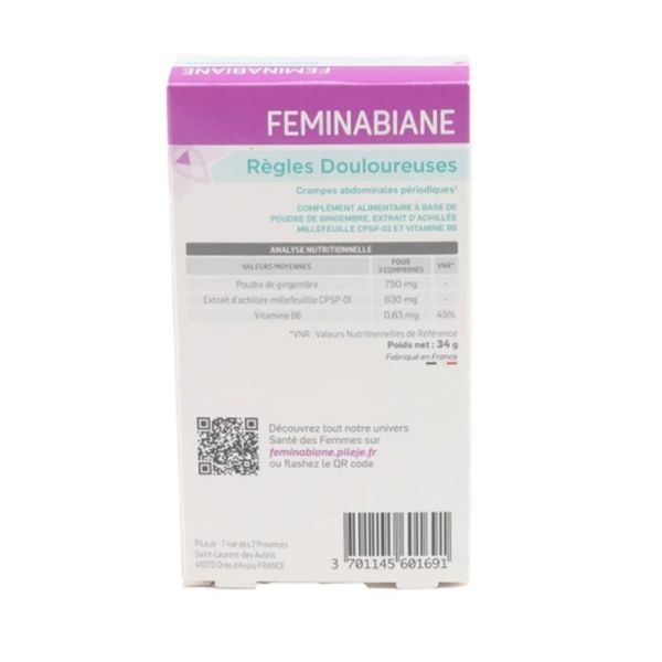 Feminabiane Règles Douloureuses - 45comprimés