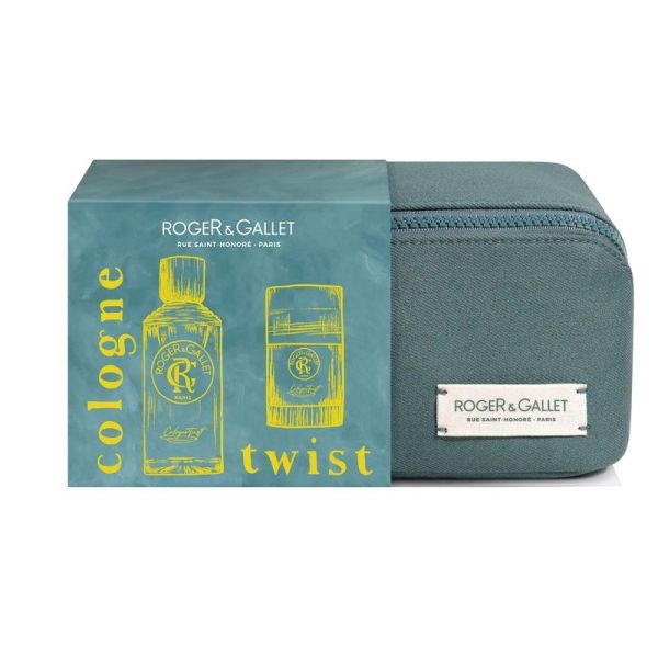Coffret Noël 2025 Twist Eau de Cologne + Déodorant - Eau de Cologne 100 ml, Déodorant Stick 50 g
