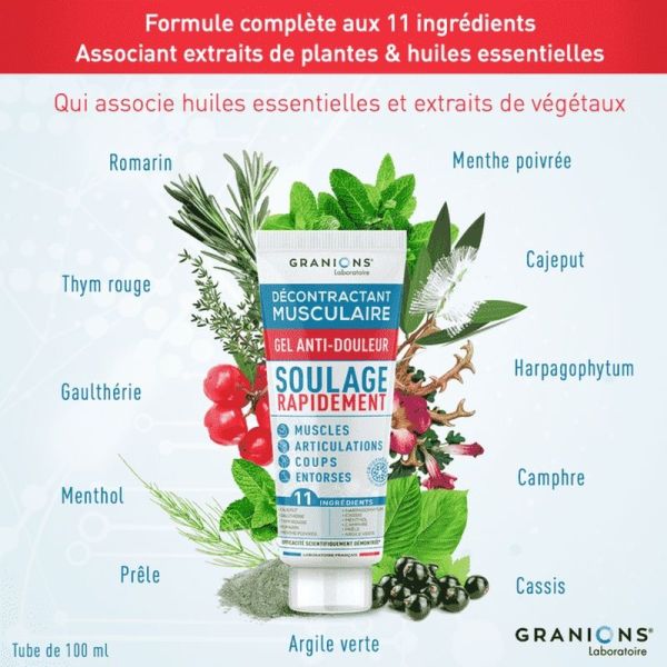Décontractant Musculaire Gel - 100 ml