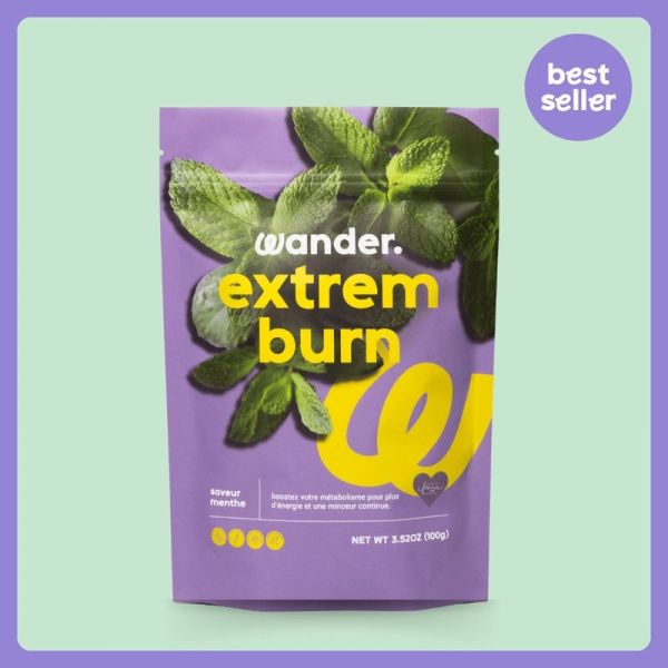 wander extrem burn - Menthe - 1 sachet