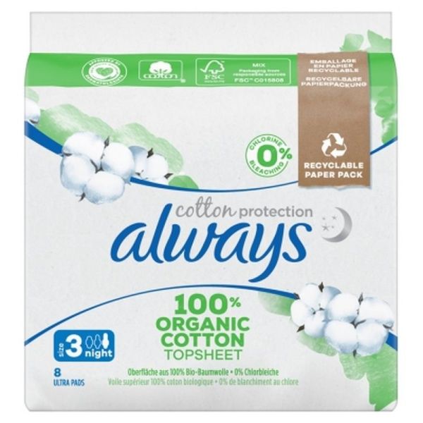 Cotton Protection Serviettes hygiéniques - 8 unités