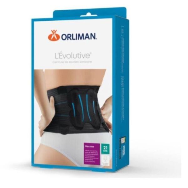 Évolutive Ceinture de Soutien Lombaire Noir - T4