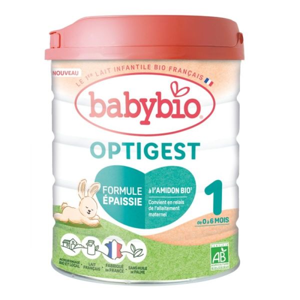 Optigest 1 Formule Épaissie de 0 à 6 Mois Bio - 800 g