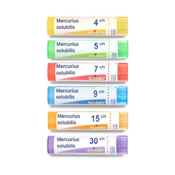 Boiron Mercurius solubilis granules homéopathiques - 9 CH