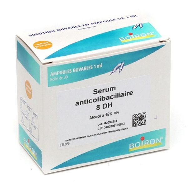 Boiron Serum Anticolibacillaire ampoule buvable - 8 DH