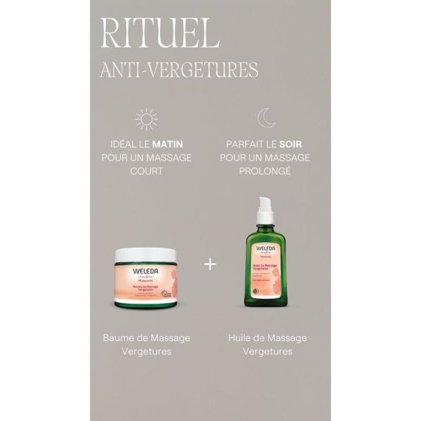 Huile de Massage Vergetures - Duo