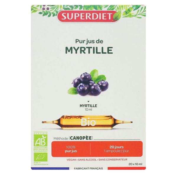 Myrtille Bio - 20 x 15ml