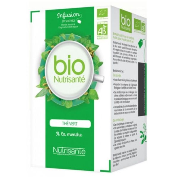 Infusion Bio Thé Vert Menthe - 20 sachets