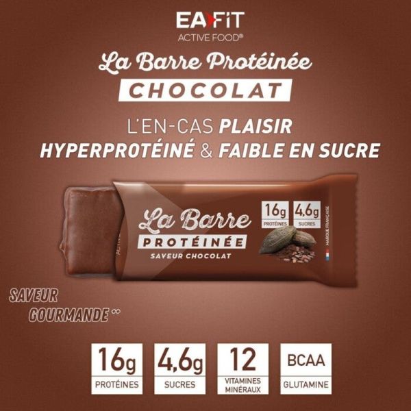 Eafit La Barre Protéinée Saveur : Chocolat - 46 g