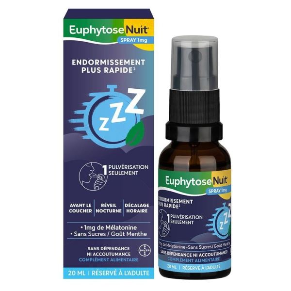 Euphytose Nuit 1 mg Spray - 20 ml