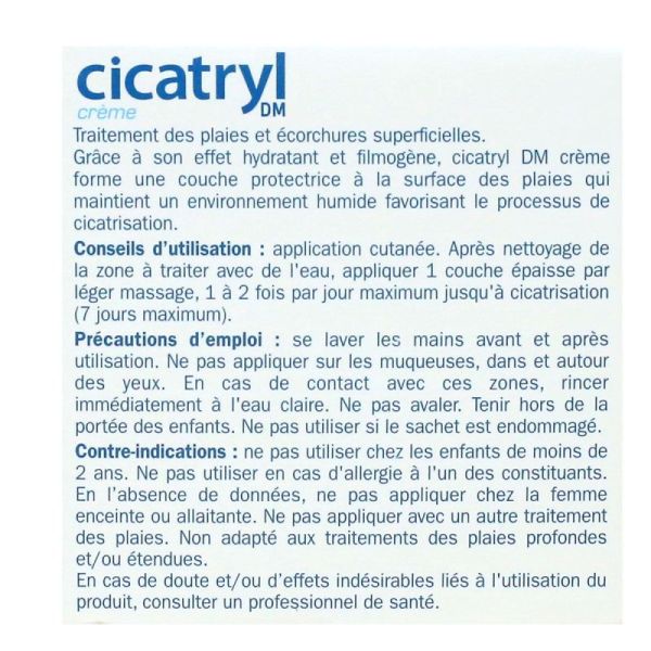 Cicatryl DM Crème - 10 sachets de 2g