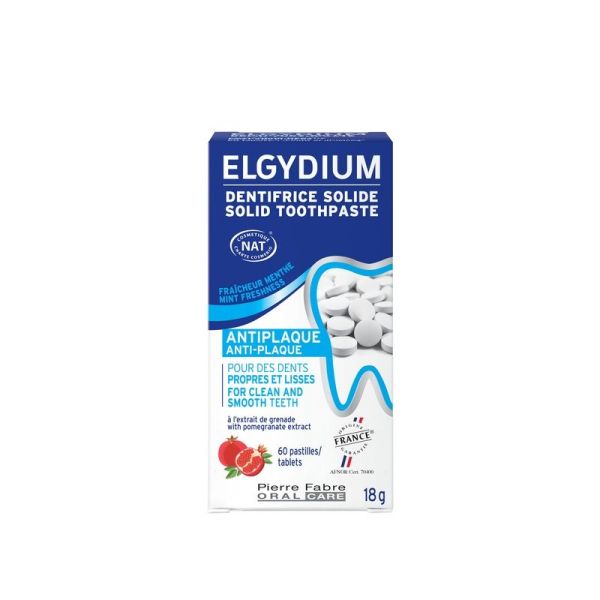 Dentifrice solide ANTIPLAQUE - 60 pastilles