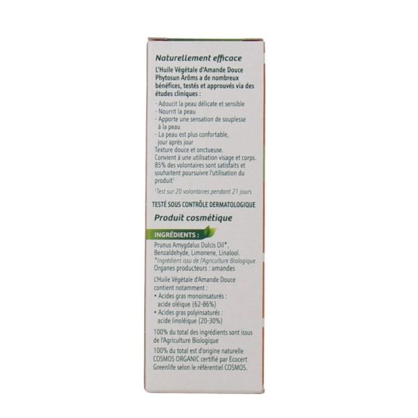 Huile d'Amande douce Bio - 50 ml