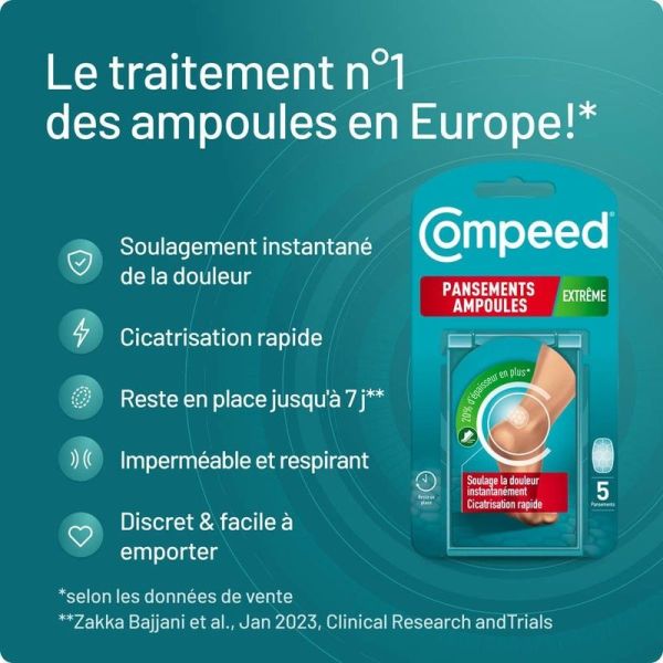 Ampoules Extrême Talon - 5 pansements