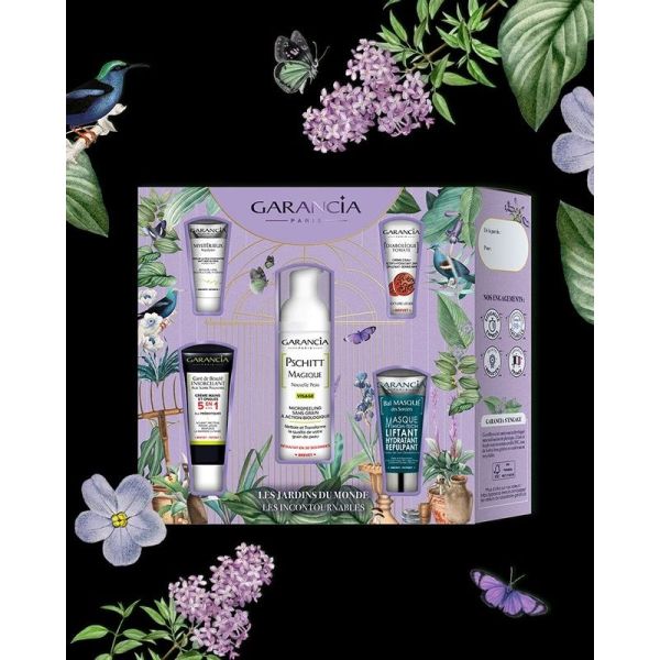LES JARDINS DU MONDE  - Les Incontournables Coffret Visage & Mains - 30 ml + 6 ml + 5 ml + 10 ml + 20 gr