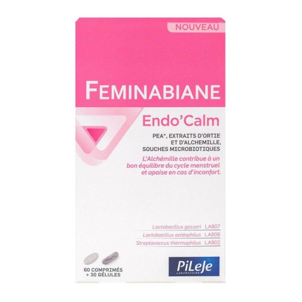 Pileje Feminabiane Endo'Calm - 60 comprimés + 30 gélules