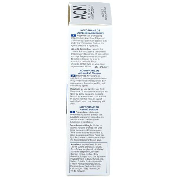 Novophane DS Shampooing antipelliculaire - 125 ml