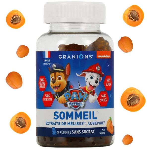 Pat Patrouille Gummies Sommeil Abricot - 60 gummies