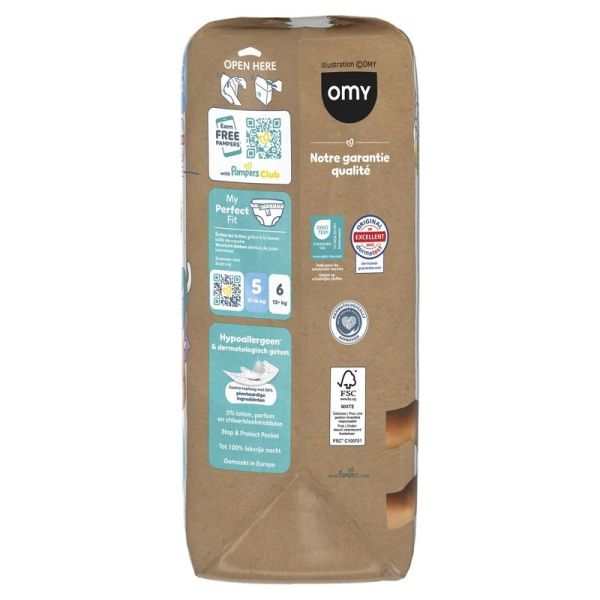 Couches Bébé Hypoallergénique Harmonie - Taille 5, 11-16 kg