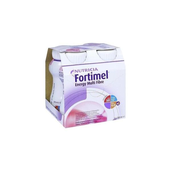 Fortimel® Energy Multi Fibre Fraise - 4x200ml