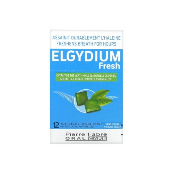 Elgydium Fresh Pocket - 12 pastilles à sucer