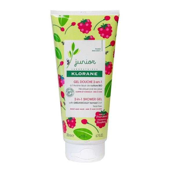 Junior Gel Douche 2 en 1 Framboise - 200ml