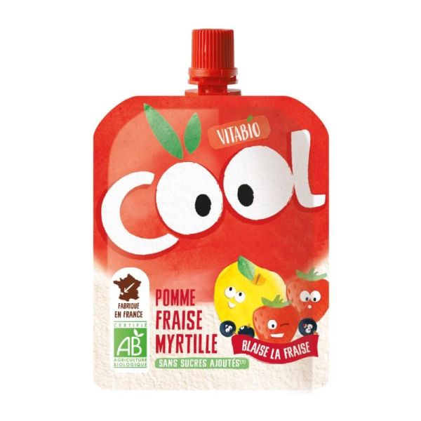 Vitabio Pomme Fraise Myrtille - 4x90g